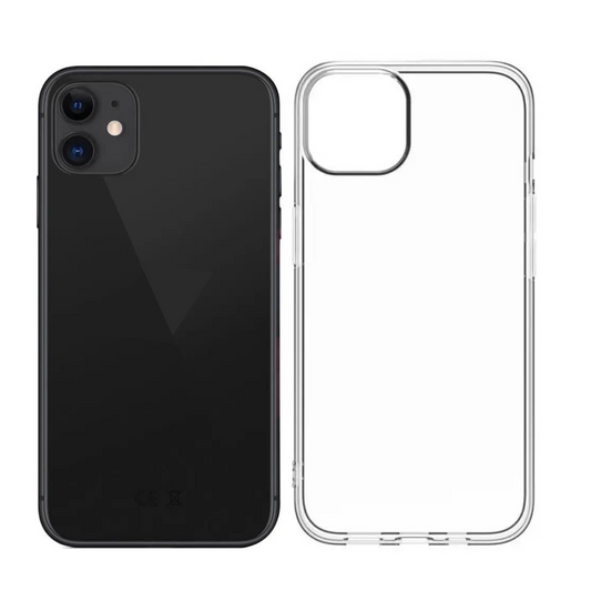 Qixxronics Transparent Case for iPhone 11 Shockproof Clear Phone Case