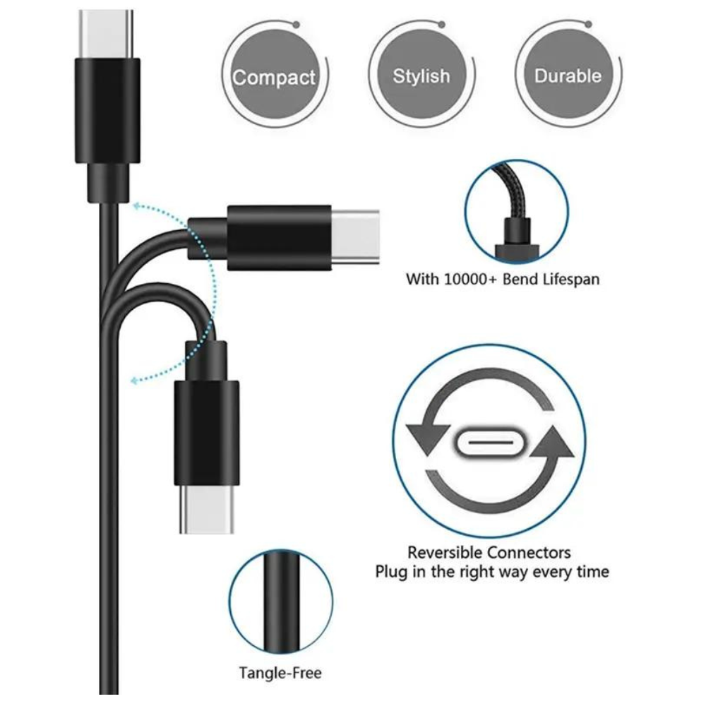 6ft USB C Cable, USB C Charger Cable, 6FT USB Type C Cable for iPad Pro 12.9/11 2018 Galaxy Ultra S20+S10 S9 S8 Note 10 8 Tab S4 MacBook Air Google Pixel 3a XL Long Type C Charger Cord Charging