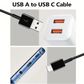 10FT Long Charging Cord, Black Durable USB A to USB Type C Cable for Charging Station Compatible with Samsung Galaxy Note 9 10 S10 S20 S30 OnePlus 7T 8T LG V30 V40