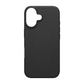 Qixxronics Black Silicone Phone Case Compatible with iPhone 16 Drop Protection Shockproof