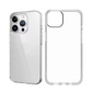 Qixxronics Transparent Case for iPhone 15 Pro Max Shockproof Clear Phone Case