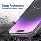 3pack Qixxronics iPhone 14 Pro Max Tempered Glass Screen Protector Case-Friendly HD Clear Glass Film Protector Cover for iPhone