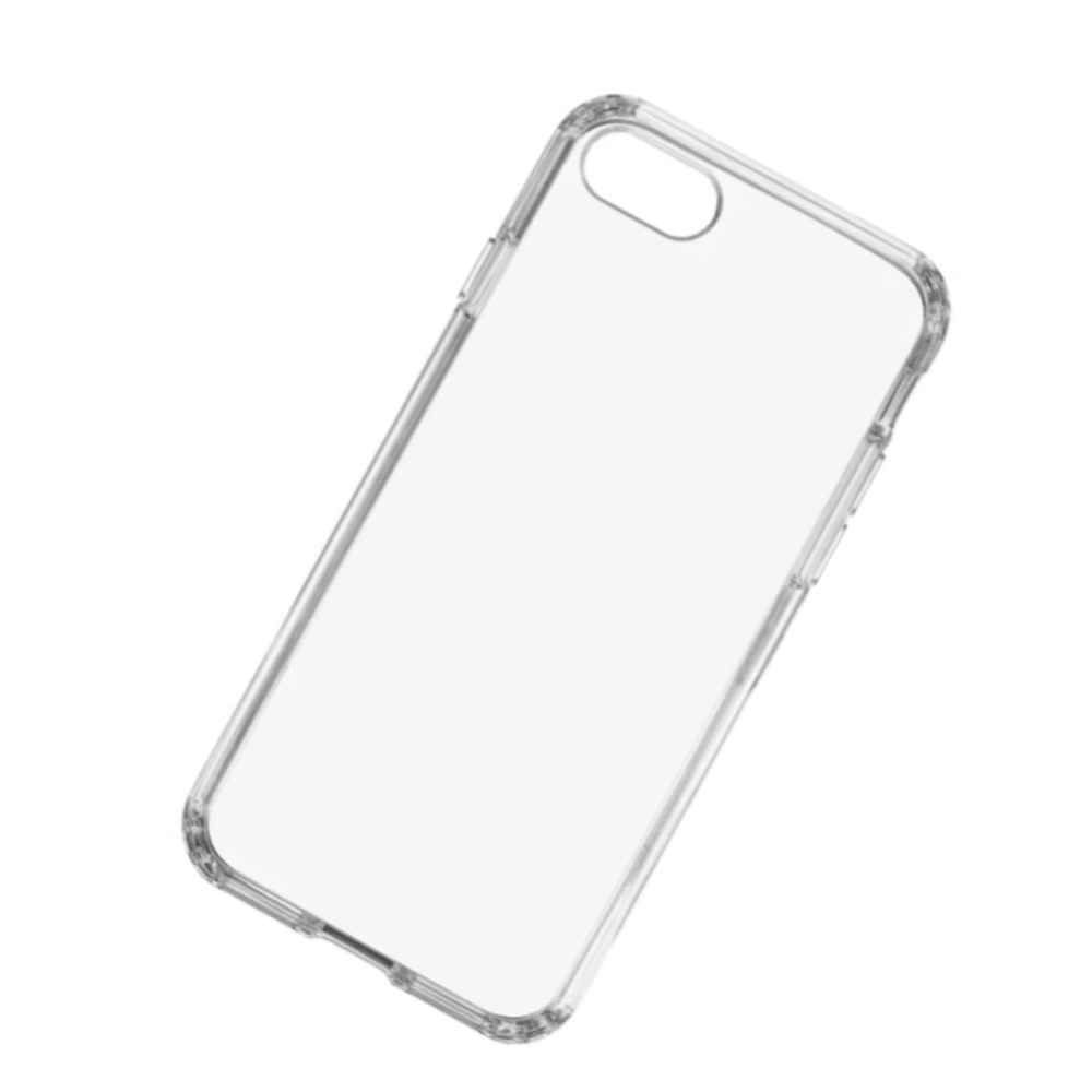 Qixxronics for iPhone 7 plus / iPhone 8 Plus Phone Case Clear Shockproof Cover Protective Case