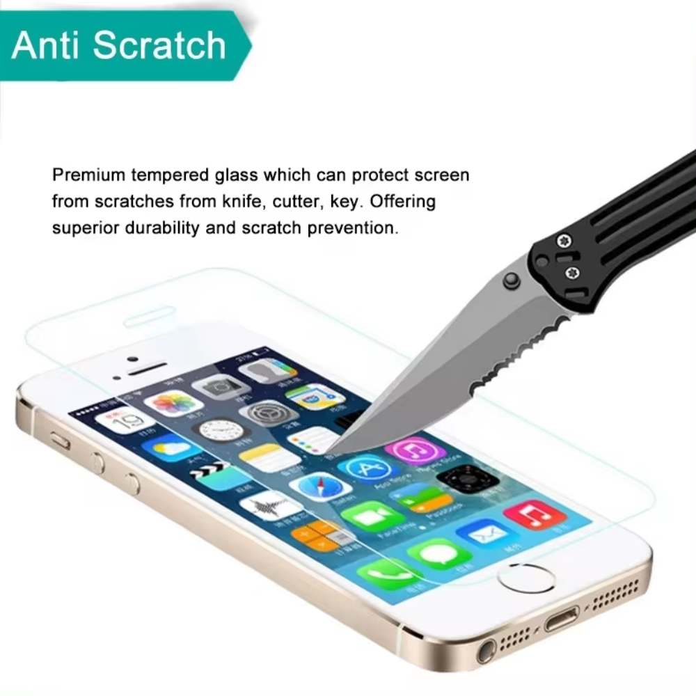 3x Qixxronics Tempered Screen Protector, Fits iPhone 8 / iPhone 7 / iPhone 6s / iPhone 6 Scratch Protection Easy To Apply Seamless Touch Sensitivity