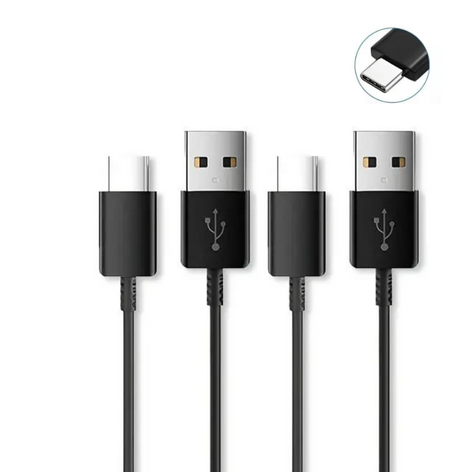 2 Pack 3FT USB C Cable, USB-C to USB Type A Charger Data Type C Cable for iPad Pro 12.9/11 2018 Galaxy Ultra S20+S10 S9 Note 10 Tab S4 Nintendo Switch, MacBook Air (3FT 2PACK)