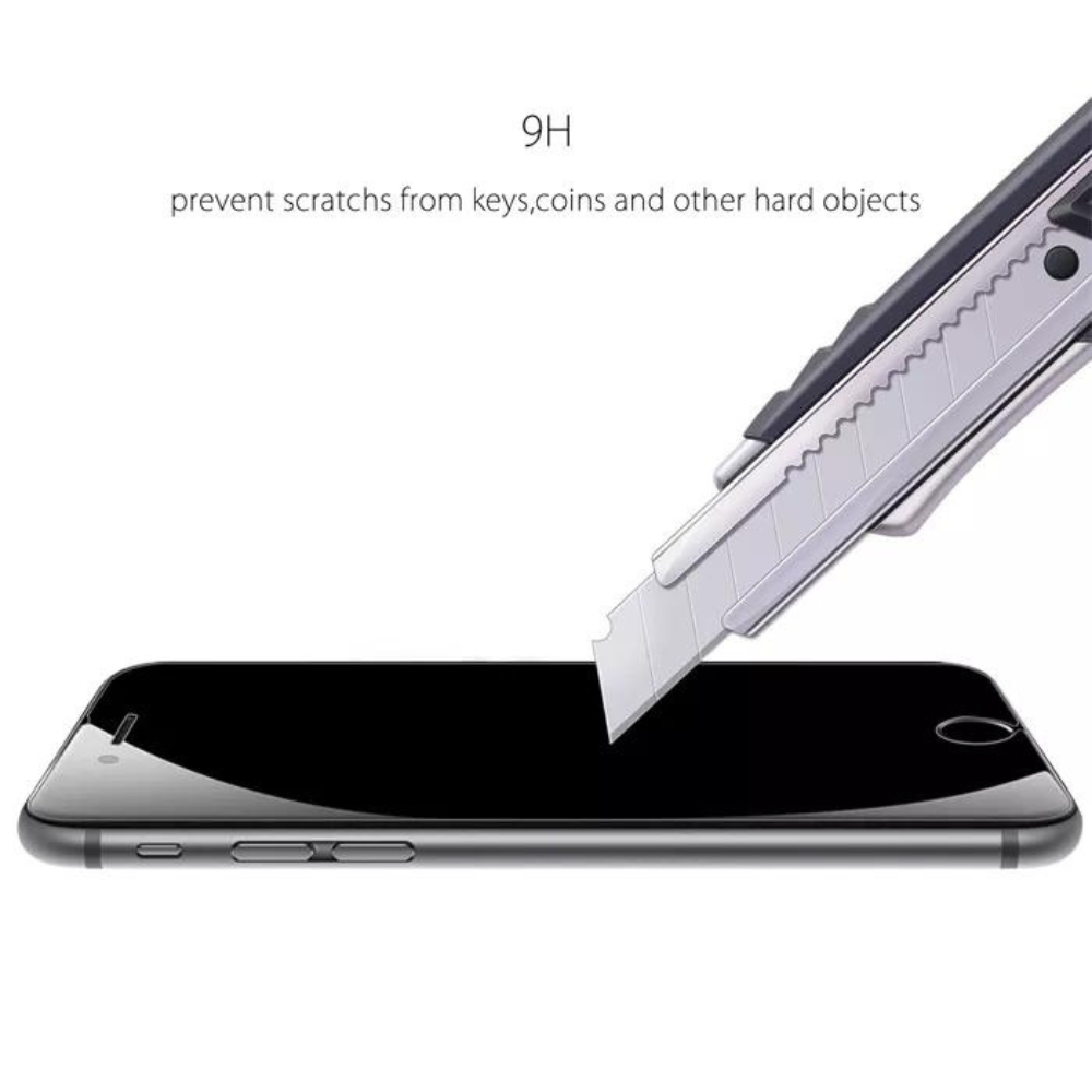 3x Qixxronics Privacy Anti-Spy Tempered Glass Touch Screen Protector for iPhone 8 Plus / iPhone 7 Plus 5.5"