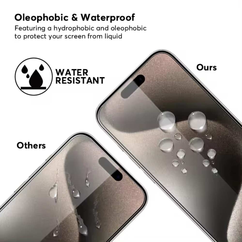 [3-Pack] Qixxronics Glass For iPhone 15 Pro Max Tempered Glass iPhone 15 Pro Max Screen Protector HD Phone Film iPhone 15 Pro Max Case-Friendly HD Clear Glass Film Protector Cover for iPhone