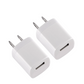 2-Pack USB Wall Charger, 1A/5V Charger Adapter USB Plug, Cube Charging Block Compatible with iPhone X/8/7/6/6S Plus, X Xs Max XR, iPad, Samsung, Android, and More