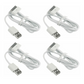 4-Pack 3FT 30-Pin iPhone 4 4s Charger Cable iPad Charger, 30-Pin Charging Cable Compatible for iPad 1/2/3, iPhone 4/4S, iPhone 3G/3GS, iPod Nano 5th/6th and iPod Touch 3rd/4th gen (4 Pack 3FT)