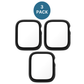 3PCS Qixxronics Case for Apple Watch Ultra 2 (49mm) with Built-in Tempered Glass Screen Protector