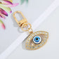 11 Styles Turkish Evil Eye Pendant Keychain For Women Men Vintage Fatima Hamsa