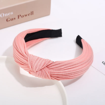 Peachy Pink Women Hairbands Fashion Headband Girls Hair Hoop Accessories