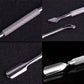 1pcs Double-ended Cuticles Nails Pusher Dead Skin Remover Pedicure Stainless