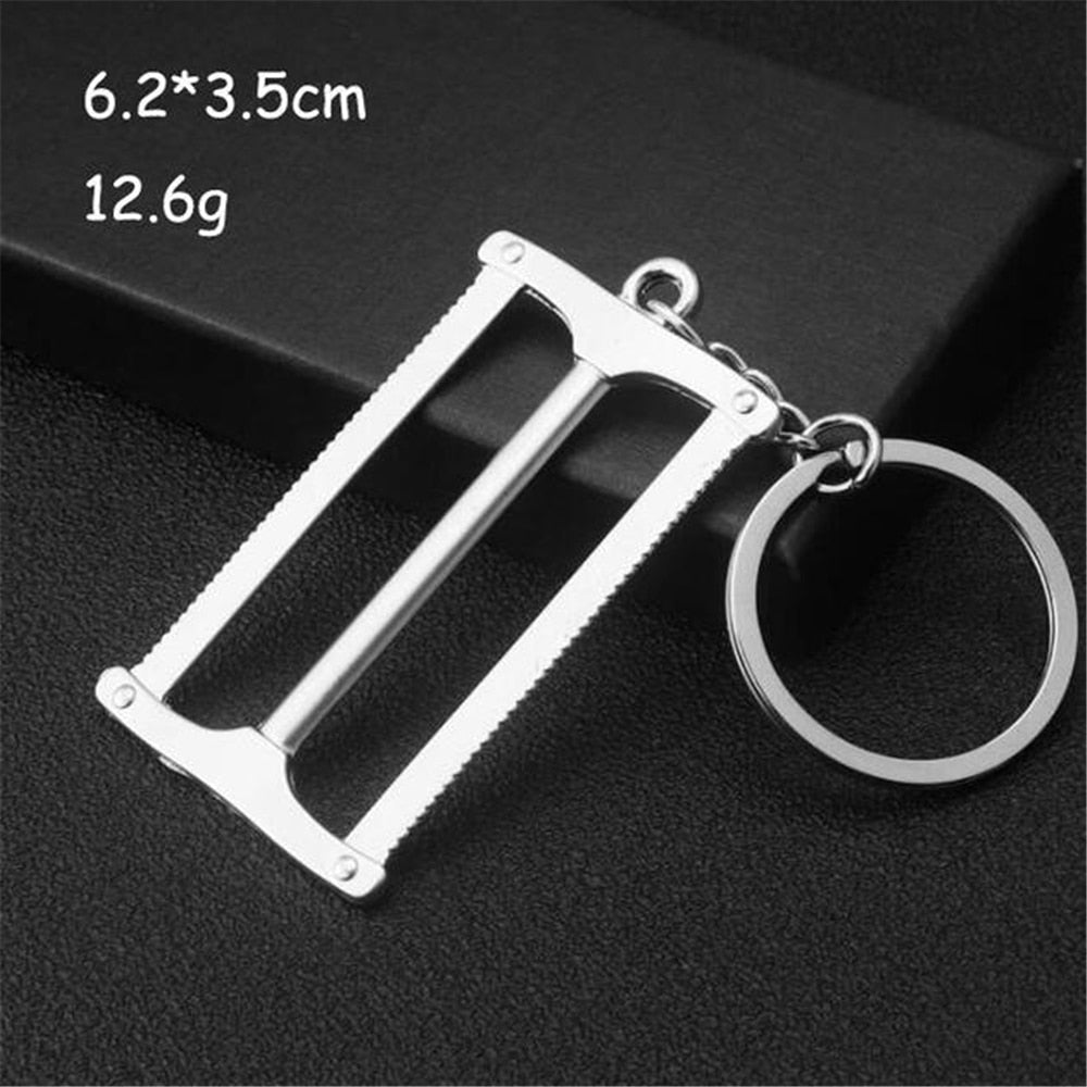 20 Styles Keychains For Men Outdoor Combination Tool Key Ring Portable Mini