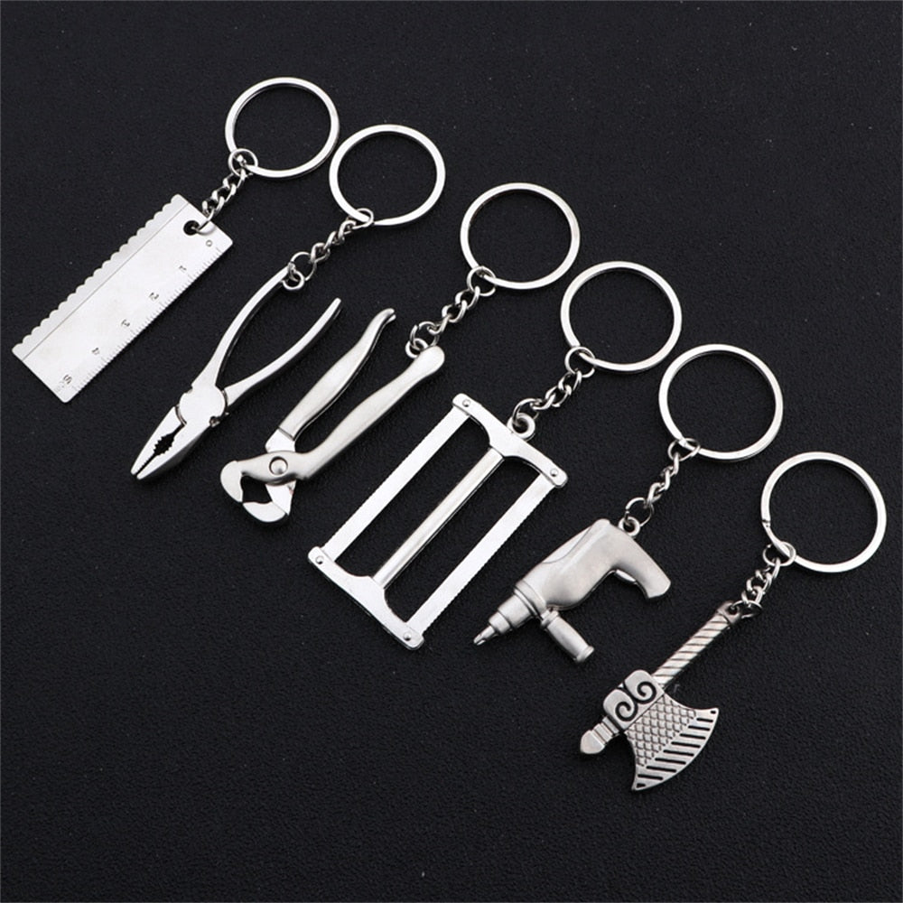 20 Styles Keychains For Men Outdoor Combination Tool Key Ring Portable Mini