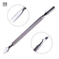 1pcs Double-ended Cuticles Nails Pusher Dead Skin Remover Pedicure Stainless