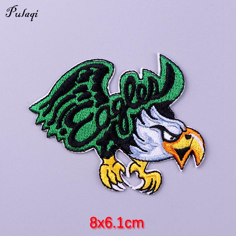 Eagles Fan Patch Iron On Patches Clothes Cartoon Stickers Embroidered Badge