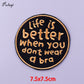 44 Styles Patches With Phrase Iron on Patches For Clothing Embroidery/Fusible