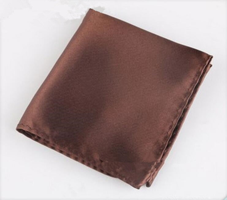 22 Colors Satin Handkerchief For Men Candy Color Mens Suits Pocket Square