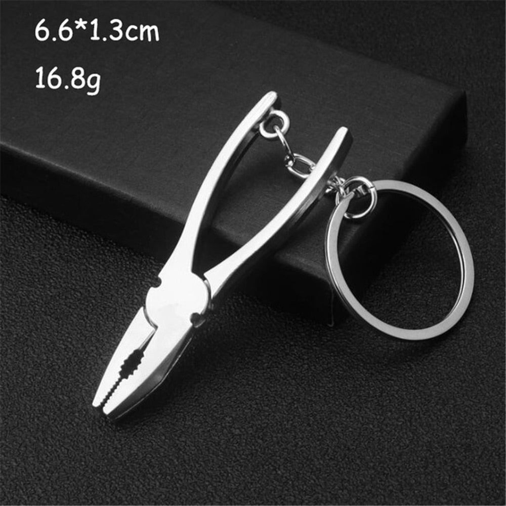 20 Styles Keychains For Men Outdoor Combination Tool Key Ring Portable Mini