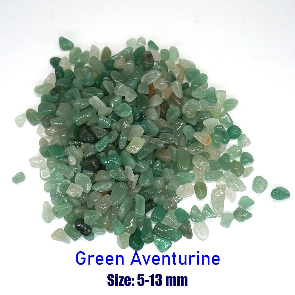 Green Aventurine Natural Stones Gravel Chip Rock Minerals Aquarium Decoration