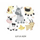 46 Styles Iron on Cute Animal Patches Set for Kids Clothing DIY T-shirt Applique