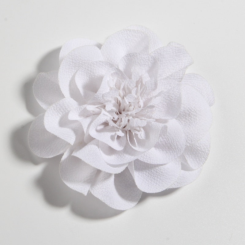 15 Styles 1PC 10CM 3.8" Big Chiffon Flowers Hair Clips Hairpins Handmade