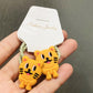 2Pcs Cartoon Baby Tiger Elastic Hair Bands Children Rubber Scrunchies Girls