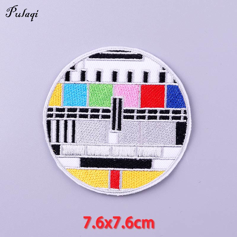 44 Styles Patches With Phrase Iron on Patches For Clothing Embroidery/Fusible