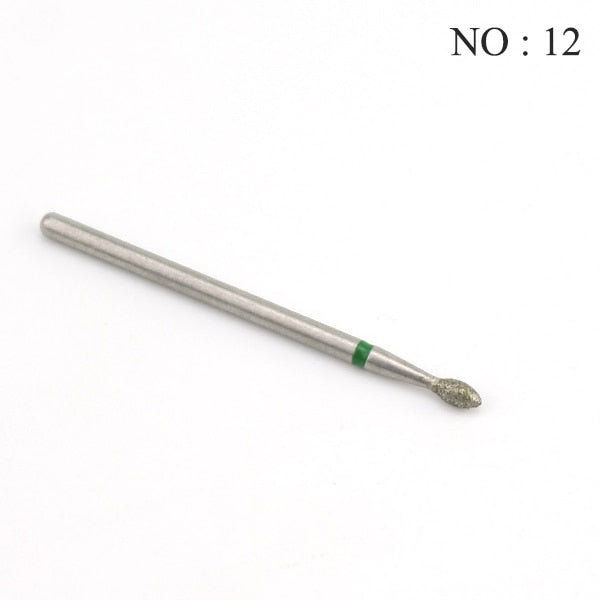 29 Types Diamond Ceramic Nail Drill Milling Cutter for Manicure Rotary Bits