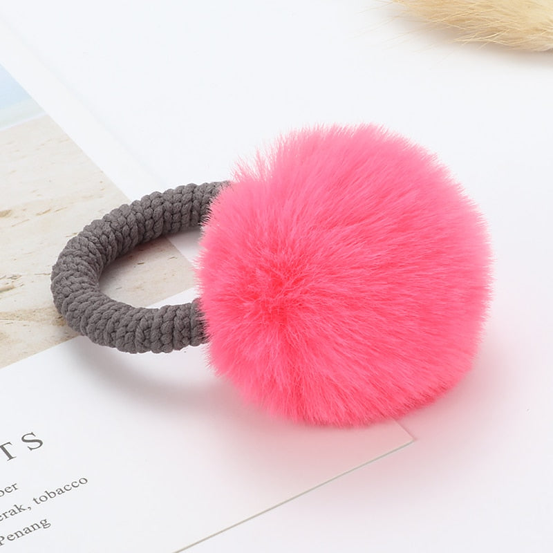 14 Styles ball hair ring female rubber band elastic hair bands headwear children