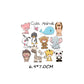 46 Styles Iron on Cute Animal Patches Set for Kids Clothing DIY T-shirt Applique