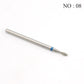 29 Types Diamond Ceramic Nail Drill Milling Cutter for Manicure Rotary Bits