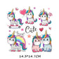 46 Styles Iron on Cute Animal Patches Set for Kids Clothing DIY T-shirt Applique