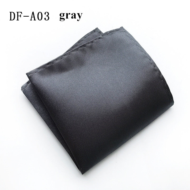 22 Colors Satin Handkerchief For Men Candy Color Mens Suits Pocket Square