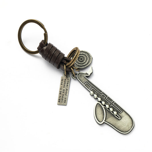 Musical Instrument Vintage Style Decor Keychain car keychain for Women Man