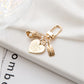 Mini Shell Heart Keychain Charms Ins Metal Accessories Ladies Bag Ornaments