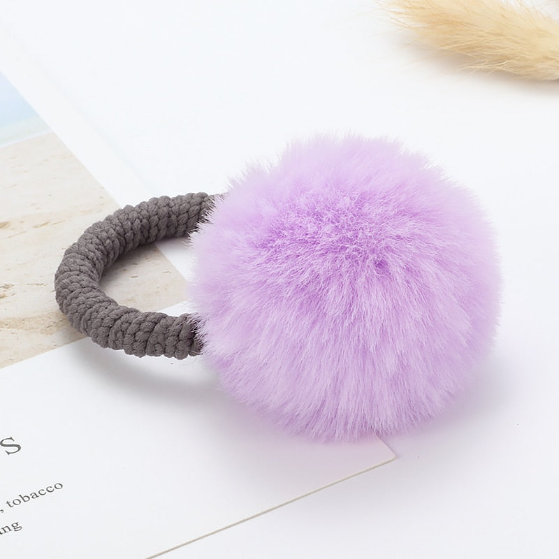 14 Styles ball hair ring female rubber band elastic hair bands headwear children