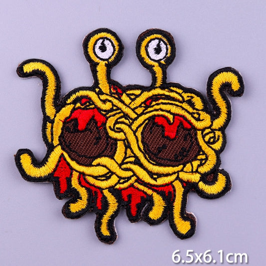 Weird Creative Octopus Legs DIY Cartoon Patches Clothes Patch Embroidered