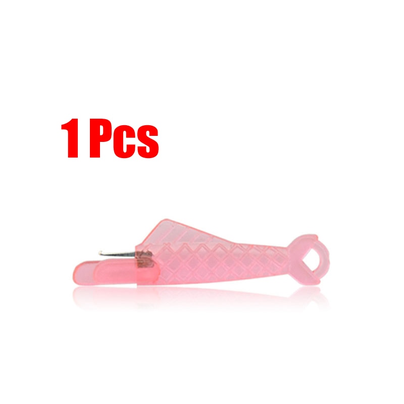 Mini Sewing Machine Needle Threader With Hook Plastic Needle Insertion Tool