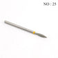 29 Types Diamond Ceramic Nail Drill Milling Cutter for Manicure Rotary Bits