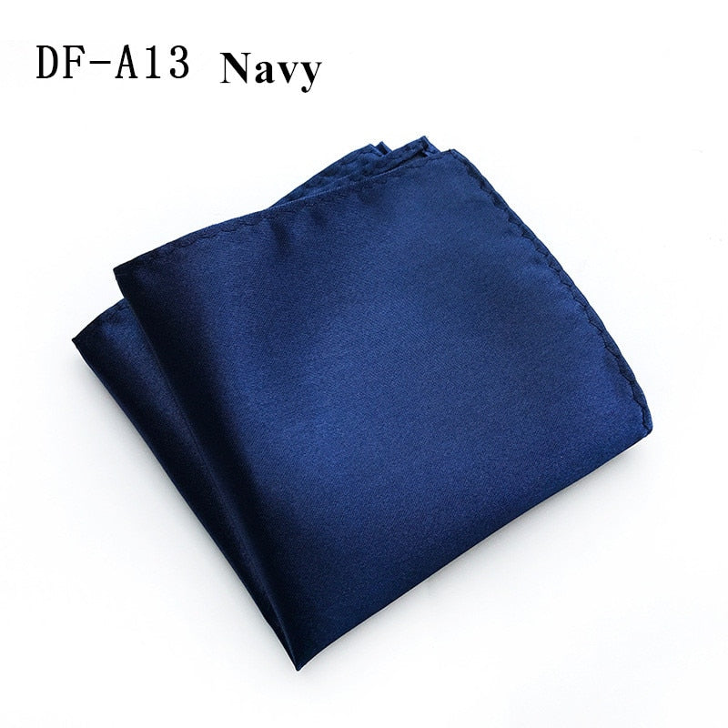 22 Colors Satin Handkerchief For Men Candy Color Mens Suits Pocket Square