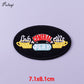 44 Styles Patches With Phrase Iron on Patches For Clothing Embroidery/Fusible