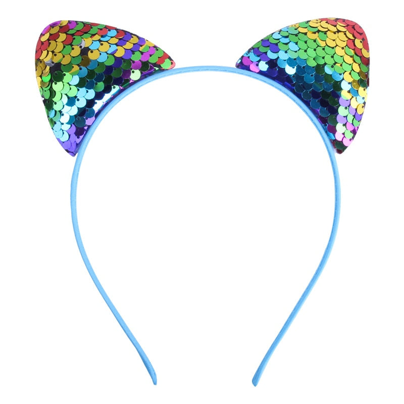 34 Styles Candygirl Cat Ears Headbands For Kids Cute Crown Diamond Hair Bands