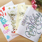 1pc Colorful Happy Birthday Party Stickers Decals for Balloon Party Supplies