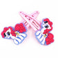 16 Styles 2Pcs/set Unicorn Cartoon Hair Accessories Children Rubber Bands