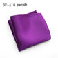 22 Colors Satin Handkerchief For Men Candy Color Mens Suits Pocket Square