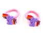 16 Styles 2Pcs/set Unicorn Cartoon Hair Accessories Children Rubber Bands