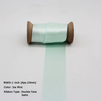 5 Meter Lot Grosgrain Ribbon Satin Ribbon Green Olive Moss Mint Sage