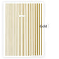 Gold Stripe Line Nails Stickers Adhesive DIY Nail Art Decals Nail Accessories